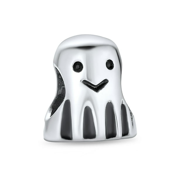 GHOST/_Small Bead For European Charm Bracelet/_Halloween Spirit Paranormal Haunted